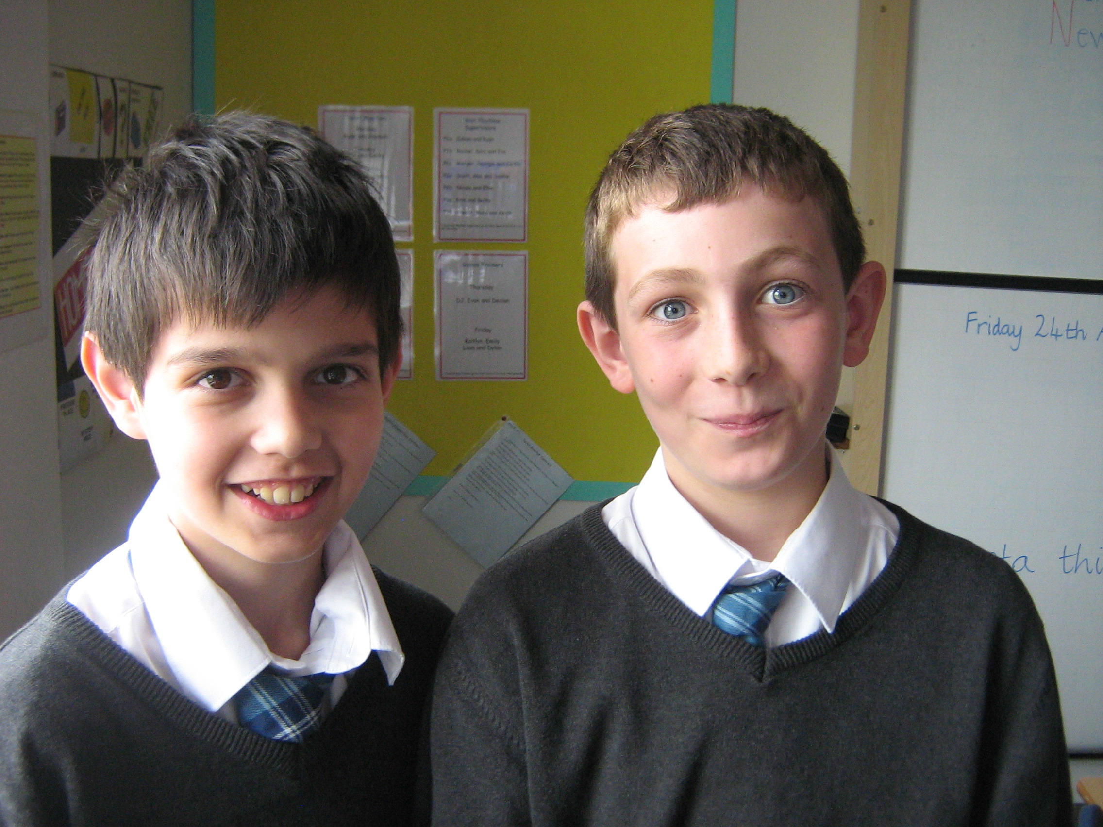 P7 help in the Nursery